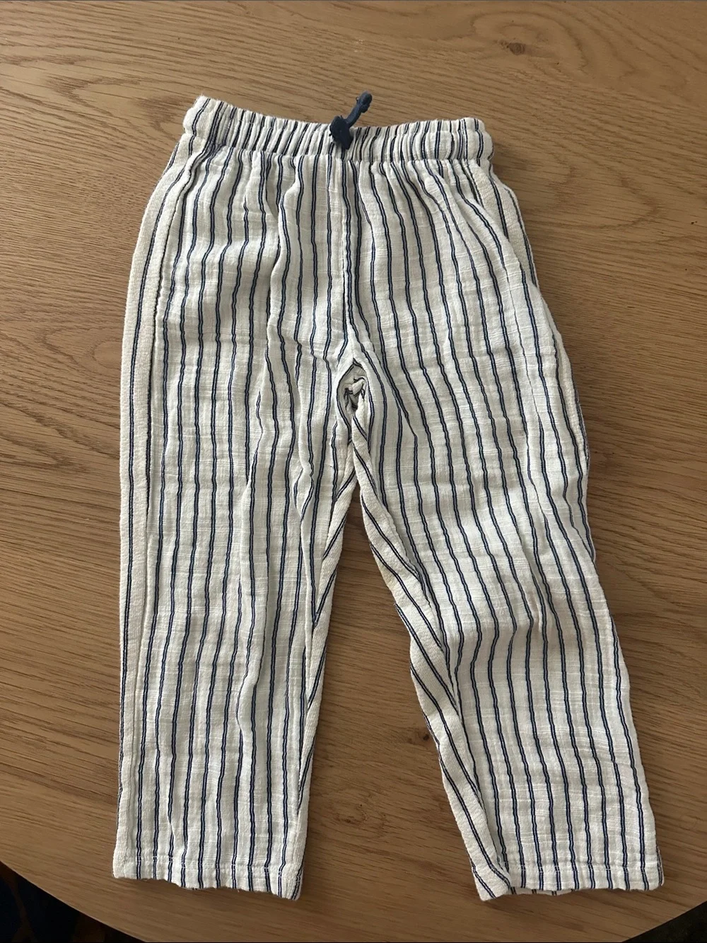 ZARA stripped textured pants size 5